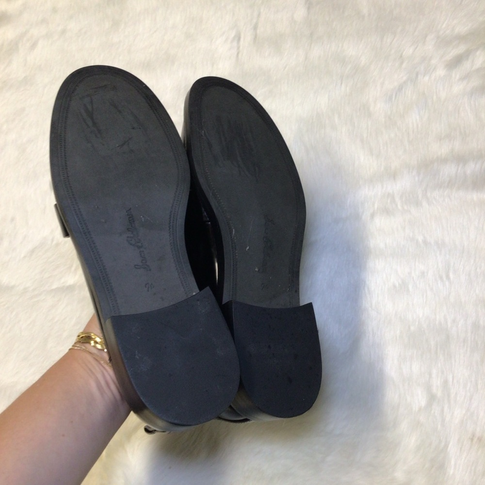 Sam Edelman Christy Loafer black with brass colored detail women’s size 7.5 - Picture 5 of 6